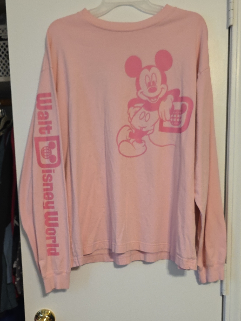 Disney Light Pink Logo Tee